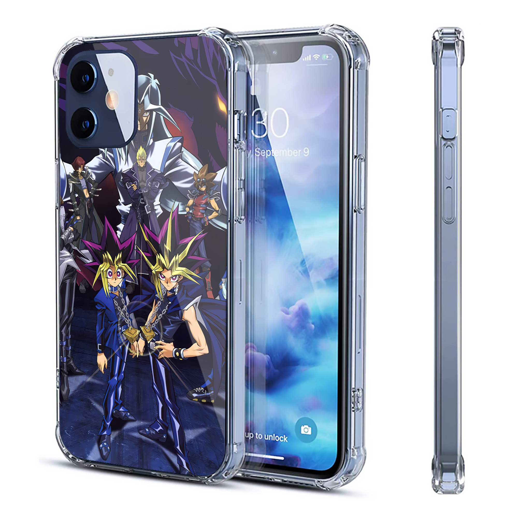 （画像用） 遊☆戯☆王 Yu-Gi-Oh! 【iPhone 12シリーズ対応】透明スマホケース（クリアソフトケース）